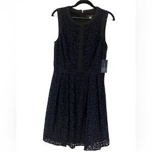 Tommy Hilfiger, Ladies Sleeveless Lace Dress - Navy Blue. Size: 8 (US). NWT.